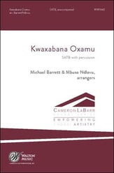 Kwaxabana Oxamu SATB choral sheet music cover